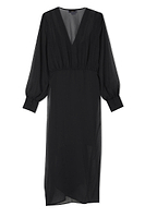 Thumbnail for Black Sheer Midaxi Vienna Dress