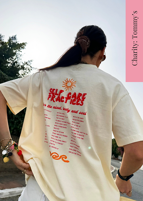 Cream Mind Body and Soul T-Shirt