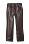 Chocolate Vegan Leather Trouser