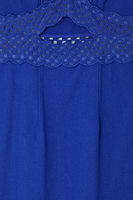 Thumbnail for Blue Linen Blend Mimi Dress Petite