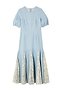 Denim Jacquard Monty Dress