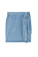 Thumbnail for Denim Mini Jaspre Skirt