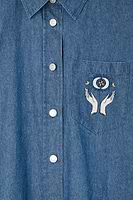 Thumbnail for Close up of Denim Mystical Nami Shirt