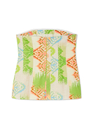 Thumbnail for Green Abstract Sol Bandeau Top