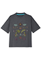 Grey Mystical Beaded T-Shirt