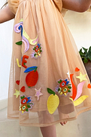 Thumbnail for NFD Kids Orange Wonderland Dress