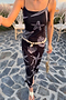 Black Seashell Mesh Cami Dress