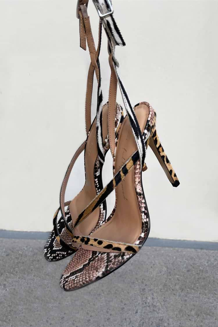 Leopard Mix Stiletto Heel