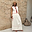 Cream and Red Pollenca Skirt