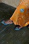 Orange Sealife Portrait Skirt