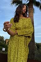 Thumbnail for Lime Sequin Jem Dress