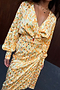 Gold Fleck Midi Vienna Dress