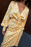Thumbnail for Gold Fleck Midi Vienna Dress