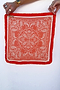 Red Bandana with Ruffle