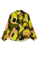 Thumbnail for Lime and Khaki Abstract Sami Shirt