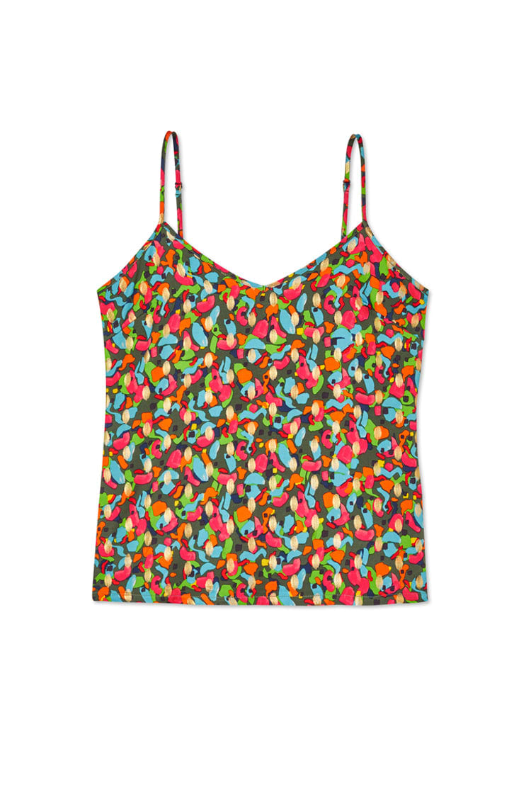 Abstract Print Cami Top