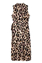 Cotton Linen Leopard Brooklyn Dress