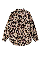 Thumbnail for Cotton Linen Leopard Gabbie Shirt