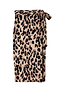 Cotton Linen Leopard Maxi Jaspre Skirt