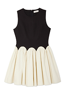 Thumbnail for Black and Cream Mini Monika Dress