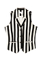 Optic Stripe Waistcoat