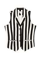 Thumbnail for Cut out of Optic Stripe Waistcoat