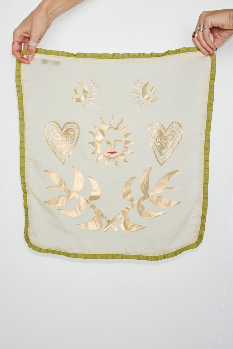 Gold Romance Bandana