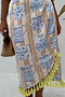 Sicilian Ceryes Wrap Dress