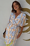 Sicilian Ceryes Wrap Dress