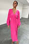 Pink Plisse Emma Dress Petite
