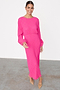 Pink Plisse Emma Dress Petite