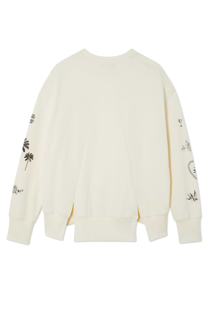 White Tattoo Sweatshirt