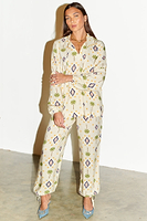 Thumbnail for Model wearing Cream St Tropez Trousers