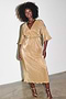 Gold Plisse Dress