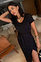 Black Jesse Jersey Wrap Dress