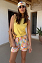 Lemon Ribbed Tank