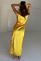 Olive and Orange Lace Clio Dress