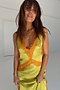 Olive and Orange Lace Clio Dress