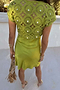Green Shell Mini Elodie Dress