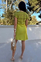 Green Shell Mini Elodie Dress