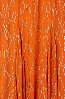 Thumbnail for Orange Jacquard Bibi Dress
