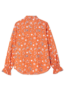 Thumbnail for Orange Leopard Geanie Shirt