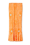 Orange Sealife Portrait Skirt