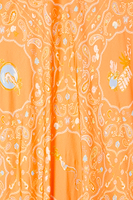 Thumbnail for Orange Sealife Portrait Skirt