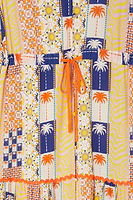 Thumbnail for Palm Stripe Ellis Dress
