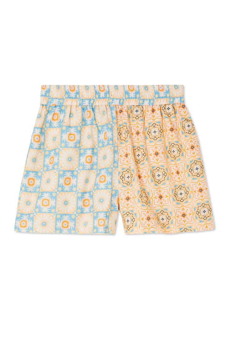 Pastel Geo Clash Elissa Shorts