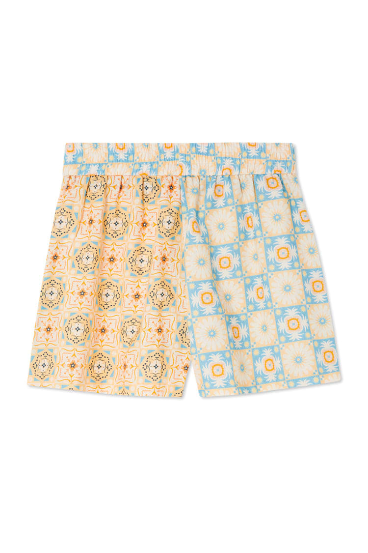 Pastel Geo Clash Elissa Shorts