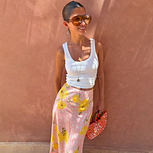 Pink Fawn Poppy Maeva Skirt Petite