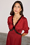 Deep Red Lace May Dress