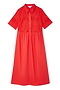 Red Palm Broderie Hayley Dress